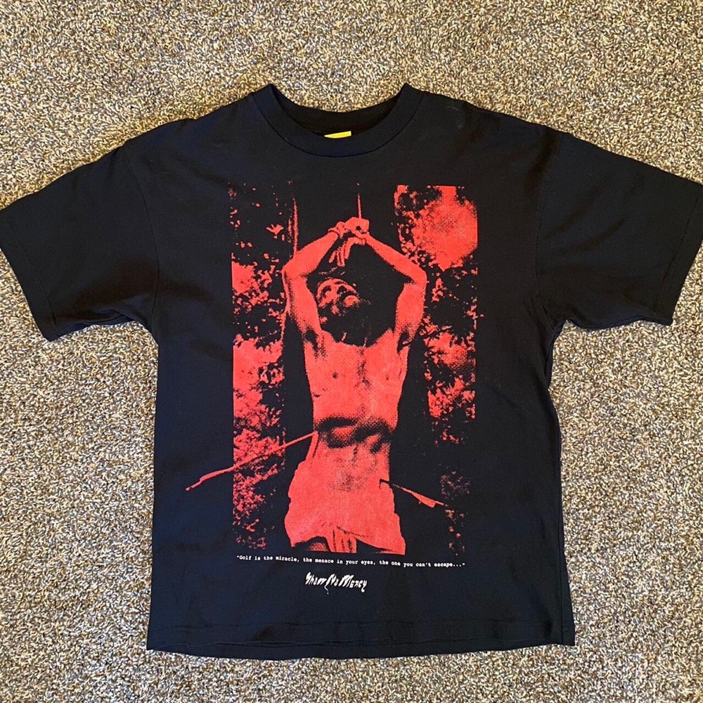 Golf Wang Black and Red Mercy Tee Size Small